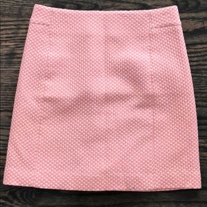 Pink LOFT pencil skirt